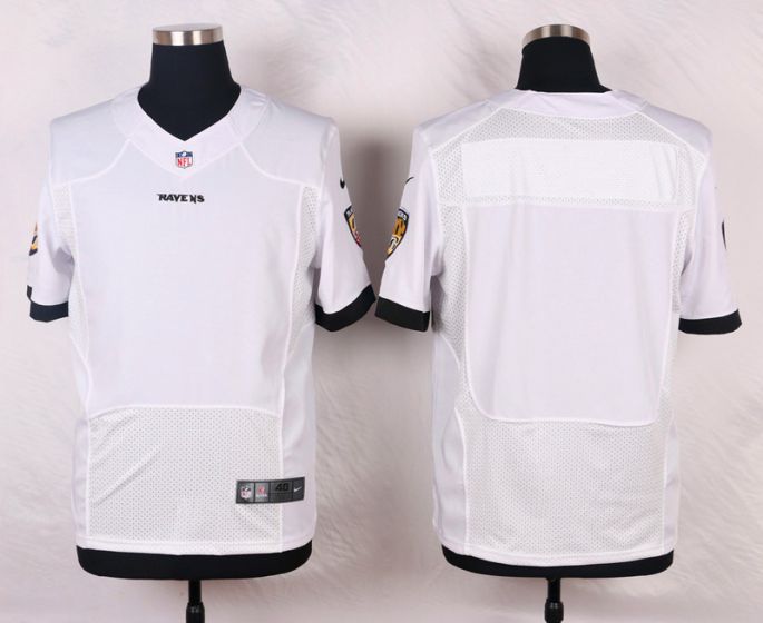 Men Baltimore Ravens Blank White Elite Nike NFL Jerseys->miami dolphins->NFL Jersey